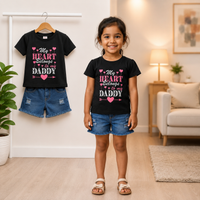 Baby & Kids Printed T-shirt & Jeans Pant set (1yrs-7yrs)