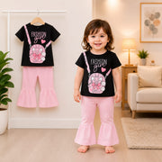 Baby & Kids Printed T-shirt & long Pant Set (3 Month-12 Years)