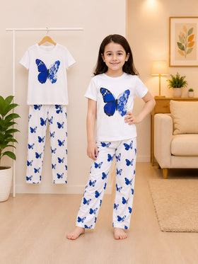 Baby & Kids Printed T-shirt & long Pant Set (3 Month-12 Years)